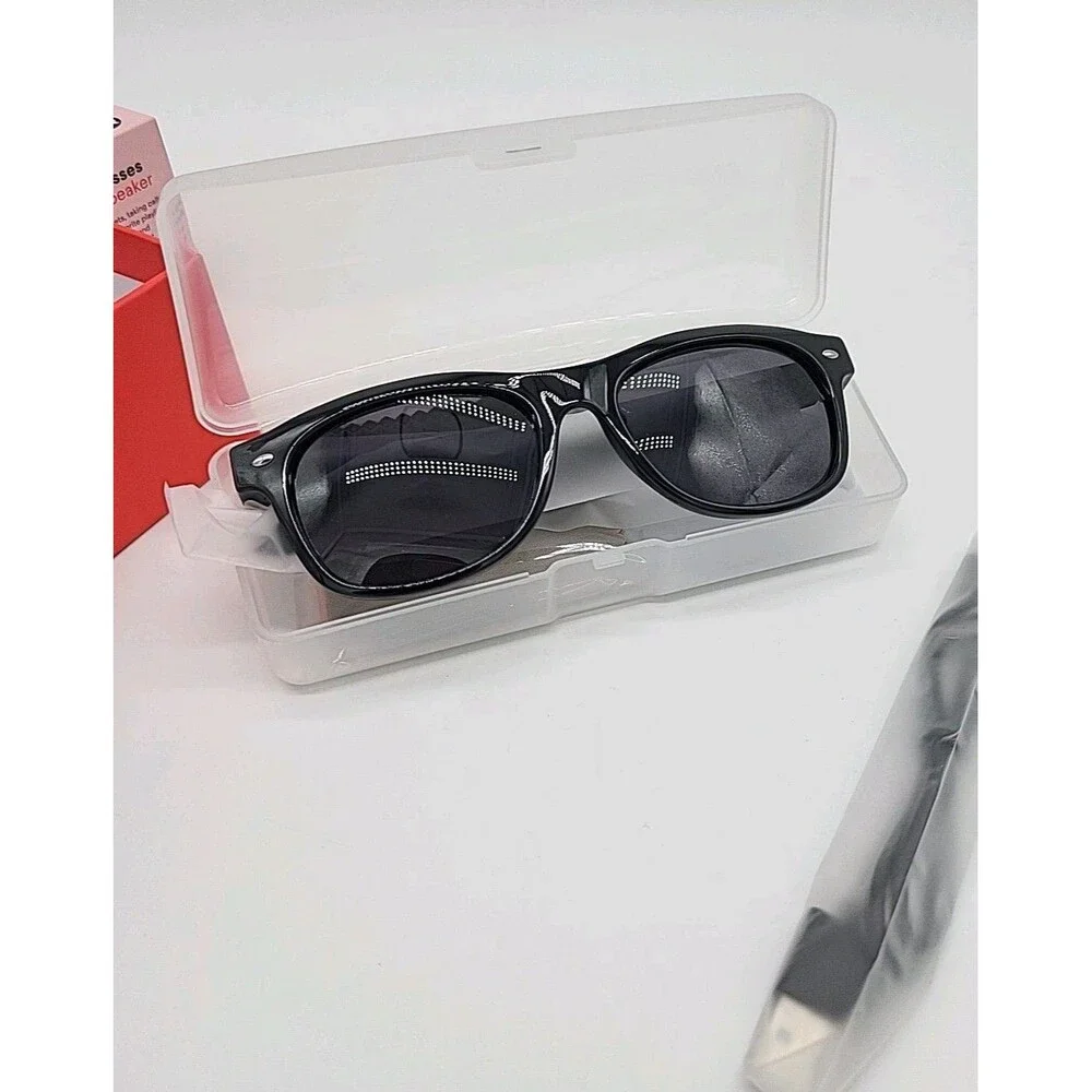 Wear IQ Smart Glasses Black Wireless Phone Music Play, Touch Control, UV400 NEW